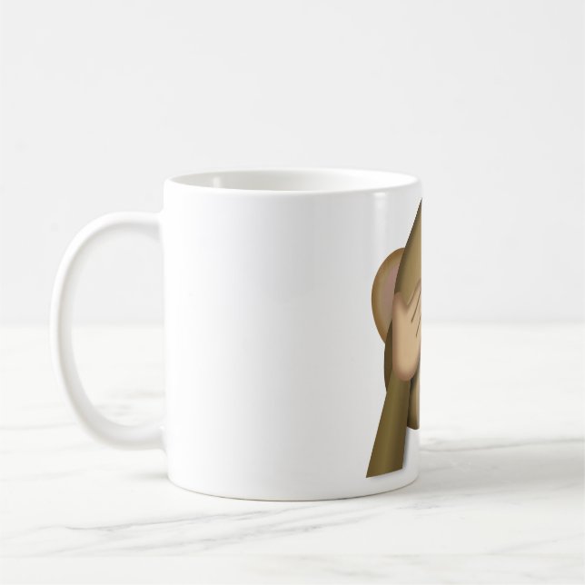 Sehen Sie keine schlechte emoji Tasse (Links)