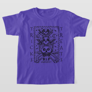 SEHEN SIE KEINEN FRIEDHOF SKELETON TRICK ODER BEHA T-Shirt