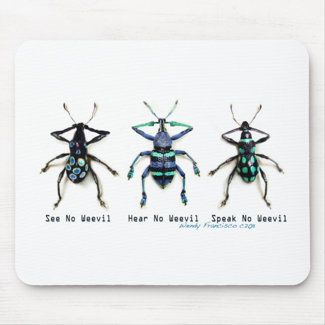 Sehen Sie keinen Rüsselkäfer! Mousepad (Vorne)