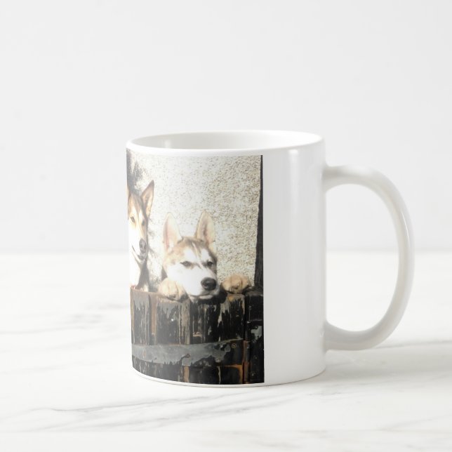 Sehen Sie mich zu spähen!! Kaffeetasse (Rechts)