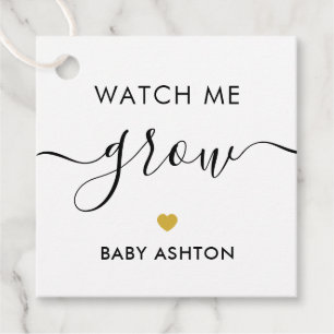 Sehen Sie mir zu, wie ich wächst, Pflanze Baby Sho Geschenkanhänger