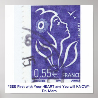 SEHEN SIE MIT IHREM HERZ POSTER