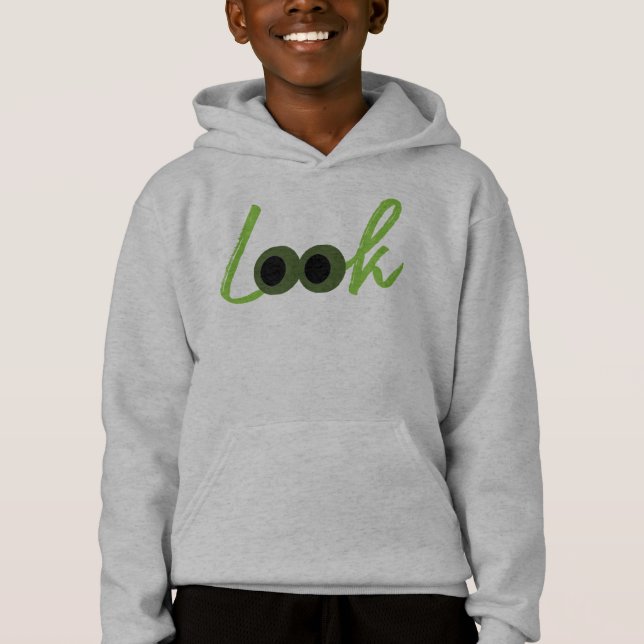 SEHEN SIE NICHT ZURÜCK. HOODIE (Vorderseite)