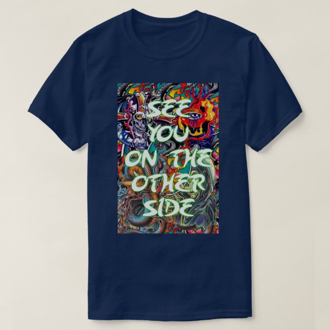 Sehen Sie sich auf der anderen Seite 1 an T-Shirt (Design vorne)
