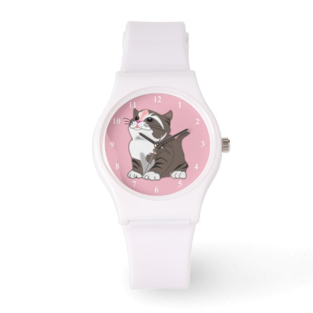 Sehen Sie sich Baby Kitten an Armbanduhr (Vorderseite)