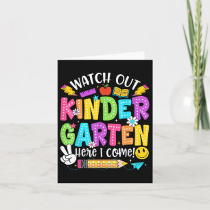 Sehen Sie sich den Kindergarten an, ich komme wied Karte