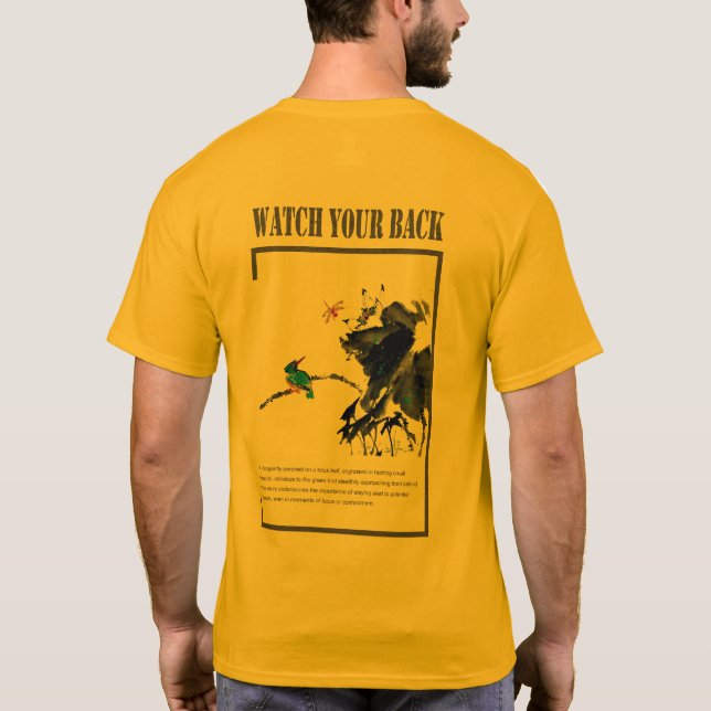 Sehen Sie sich den Rücken an T-Shirt (Rückseite)