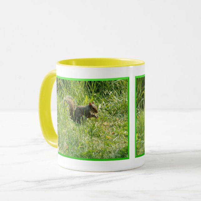 Sehen Sie sich die Eichhörnchen-Tasse an Tasse (Vorderseite Links)