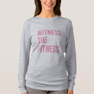 Sehen Sie sich die Fitness Gym Zitat schwarz rosa T-Shirt
