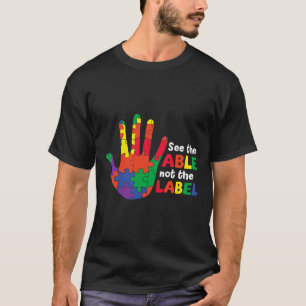 Sehen Sie sich die Liebe für die Beschriftungsvers T-Shirt