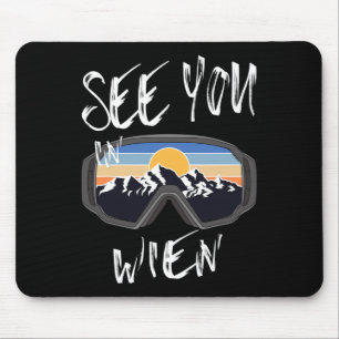 Sehen Sie sich die Ski-Schlucht in Wien an Mousepad