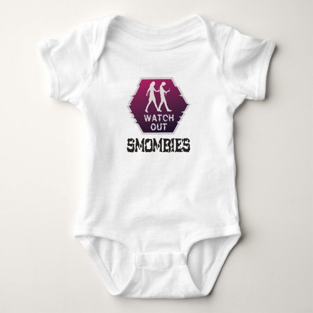 Sehen Sie sich die Smombies an Baby Strampler (Vorderseite)