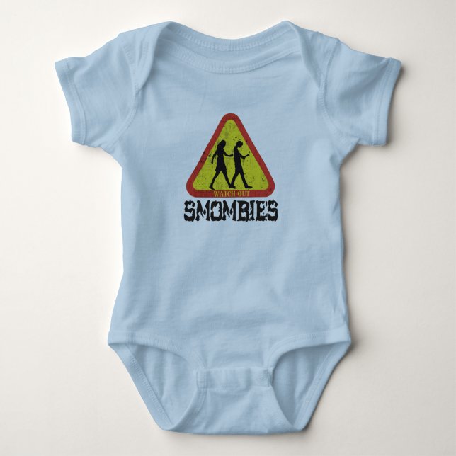 Sehen Sie sich die Smombies an Baby Strampler (Vorderseite)