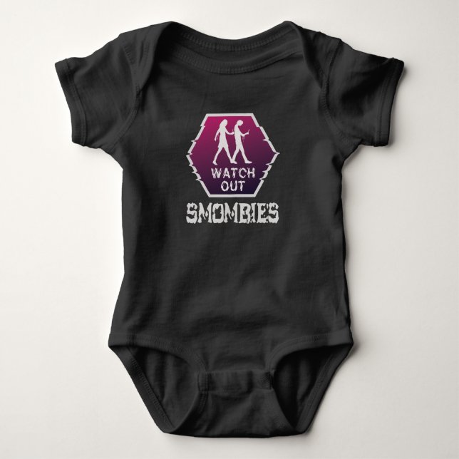 Sehen Sie sich die Smombies an Baby Strampler (Vorderseite)