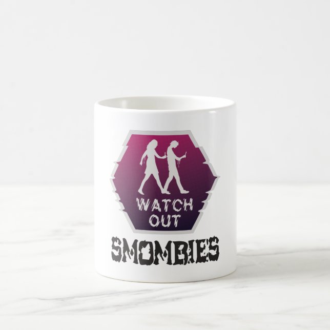 Sehen Sie sich die Smombies an Kaffeetasse (Mittel)