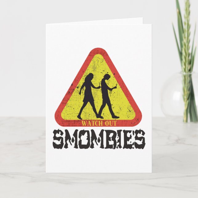 Sehen Sie sich die Smombies an Karte (Vorderseite)