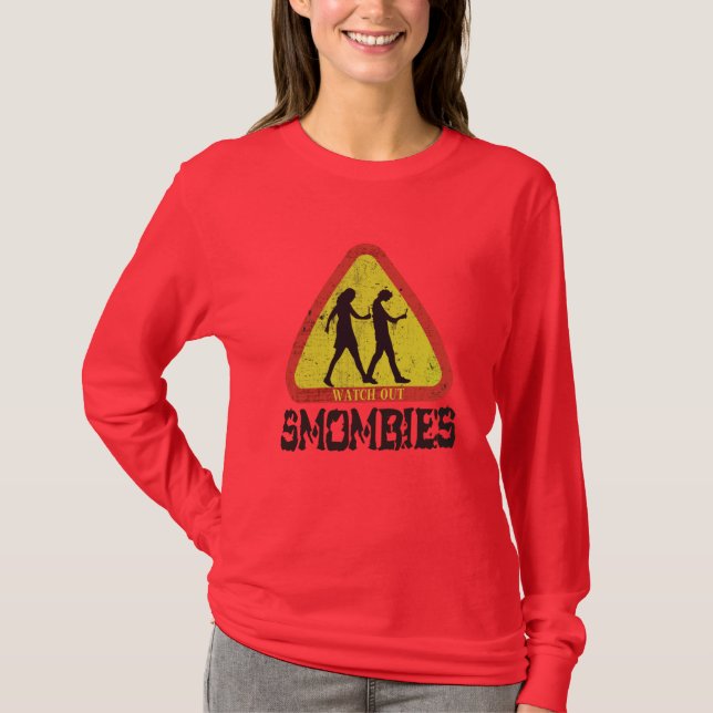 Sehen Sie sich die Smombies an T-Shirt (Vorderseite)