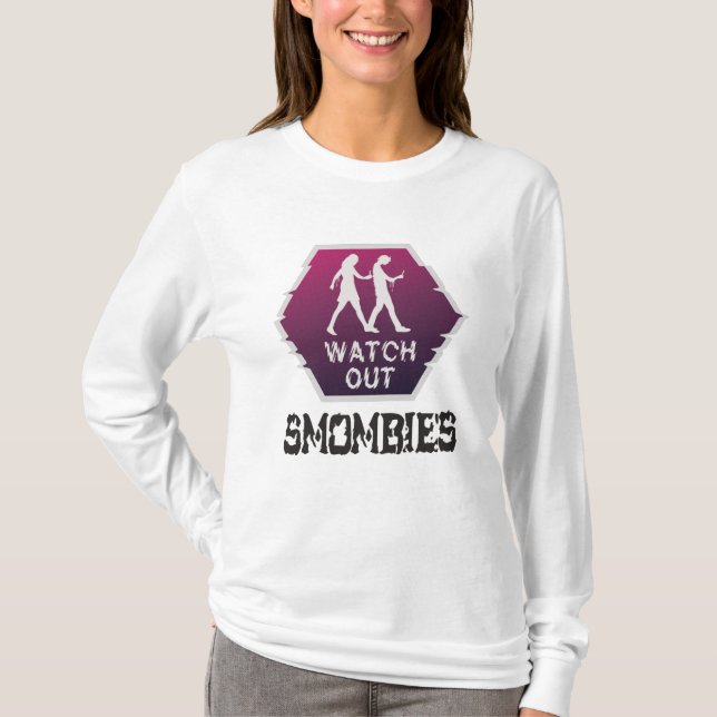 Sehen Sie sich die Smombies an T-Shirt (Vorderseite)