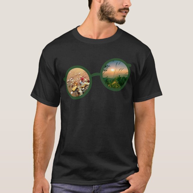 Sehen Sie sich die Veränderung von Glass-Natur und T-Shirt (Vorderseite)