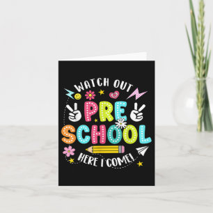 Sehen Sie sich die Vorschule an, wo ich wieder zur Karte