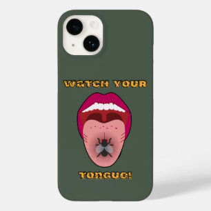 Sehen Sie sich Ihre Zunge Trendy Phone Case an