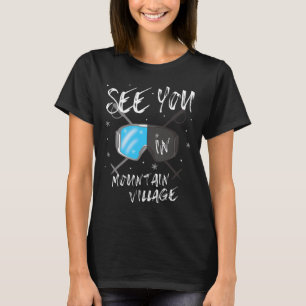Sehen Sie sich im Bergdorf Colorado Ferien Ski an T-Shirt