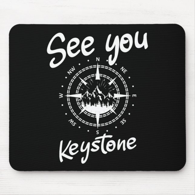 Sehen Sie sich in Keystone Usa Urlaub Ski Comp Mousepad (Vorne)