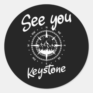 Sehen Sie sich in Keystone Usa Urlaub Ski Comp Runder Aufkleber