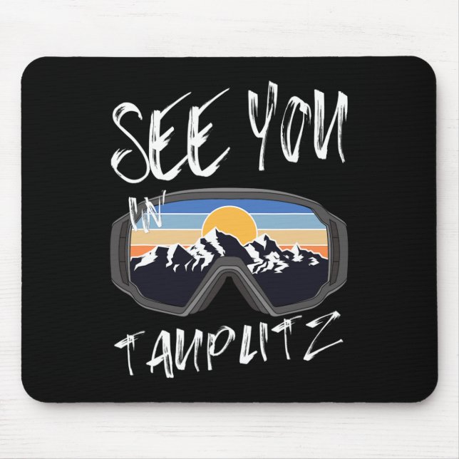 Sehen Sie sich in Tauplitz Steiermark Urlaub Ski G Mousepad (Vorne)
