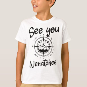 Sehen Sie sich in Wenatchee USA Urlaub Ski Comp T-Shirt