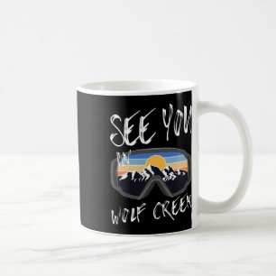 Sehen Sie sich in Wolf Creek Usa Ferien Skibrille Kaffeetasse