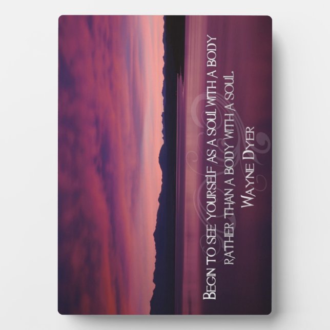 Sehen Sie sich selbst Inspiration Foto Plaque Fotoplatte (Vorderseite)