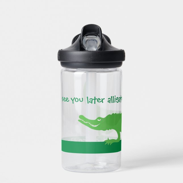 Sehen Sie sich später Alligator Green an Trinkflasche (Vorne)