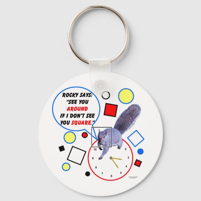 SEHEN SIE SICH UM DIE SCHLÜSSELKETTE SCHLÜSSELANHÄNGER (Vorderseite)