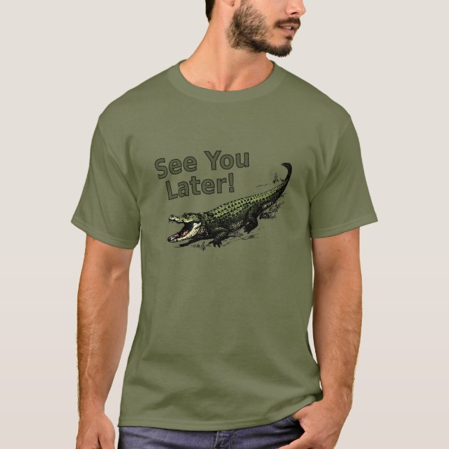 Sehen Sie Sie neuerer Alligator T-Shirt (Vorderseite)