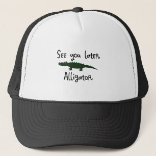 sehen Sie Sie neuerer Alligator Truckerkappe
