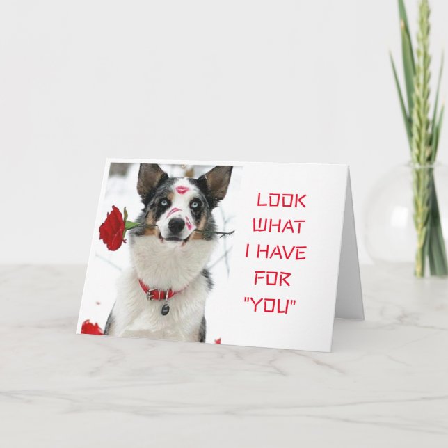 SEHEN SIE, WAS "ICH FÜR SIE HABE" SONDERTAG ODER N KARTE (Vorderseite)