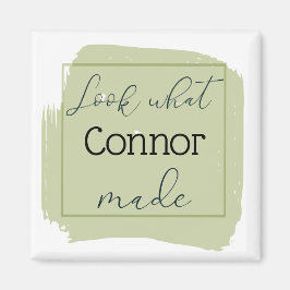 Sehen Sie, was ich Personalisiert Magnet gemacht h