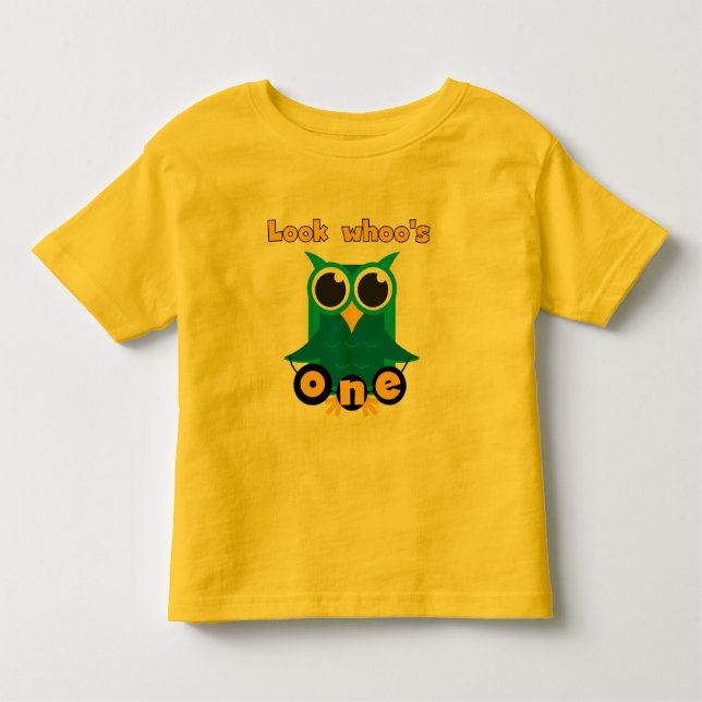 Sehen Sie Whoo's 1 Hemden und Geschenke. Kleinkind T-shirt (Vorderseite)