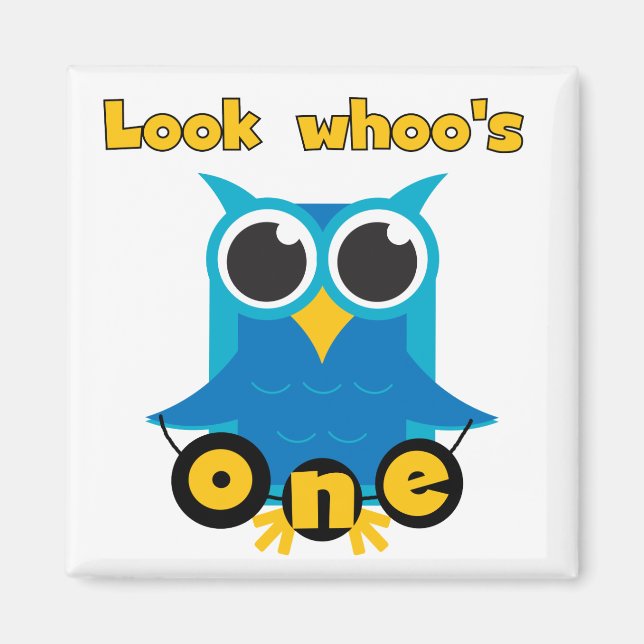 Sehen Sie Whoo's 1 Hemden und Geschenke. Magnet (Vorne)