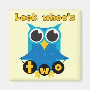 Sehen Sie Whoo's 2 Geburtstagsgeschenke und Gesche Magnet