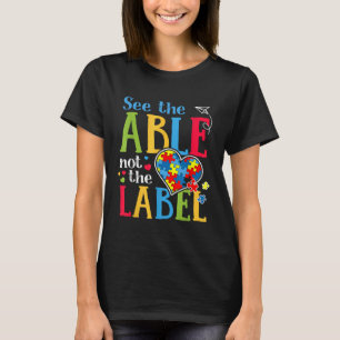 Sehen Sie, wie die Liebe des Labels Autismus Puzzl T-Shirt