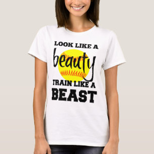 SEHEN SIE WIE EIN SOFTBALL-SCHÖNHEITS-ZUG WIE EIN T-Shirt