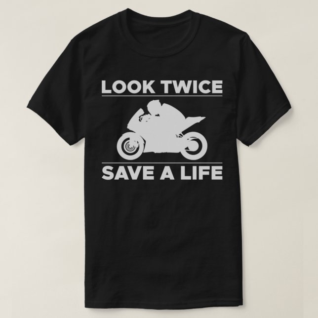 Sehen Sie zweimal einen Life Super SportBike Pullo T-Shirt (Design vorne)