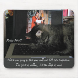 Sehen und beten mousepad