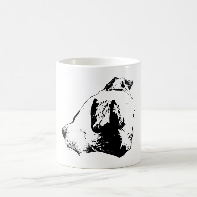 Sehender Blick in die Tinte Kaffeetasse (Mittel)