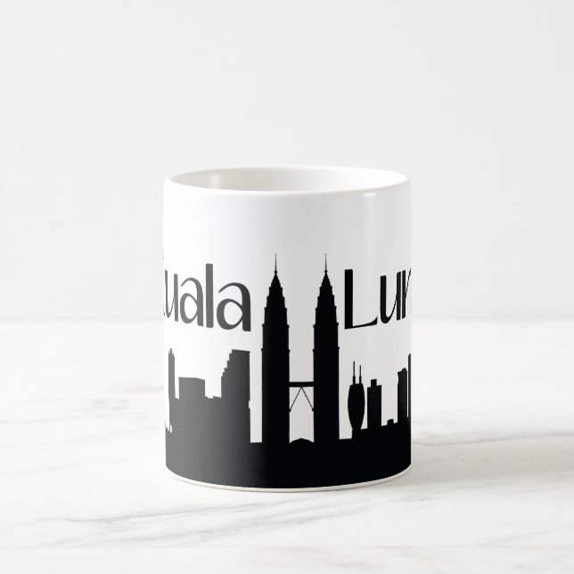 Sehenswürdigkeit-Geschenk-Tasse Kuala Lumpur, Kaffeetasse (Mittel)