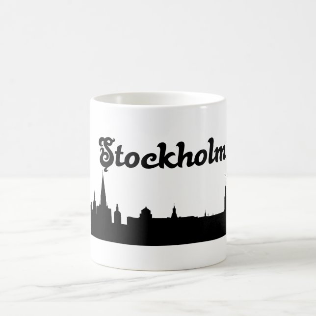 Sehenswürdigkeit-Geschenk-Tasse Stockholms Kaffeetasse (Mittel)