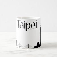 Sehenswürdigkeit-Geschenk-Tasse Taipehs, Taiwan