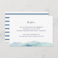 Sehenswürdigkeit Hochzeitsempfangskarte